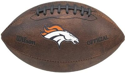 NFL Denver Broncos Color Logo Football